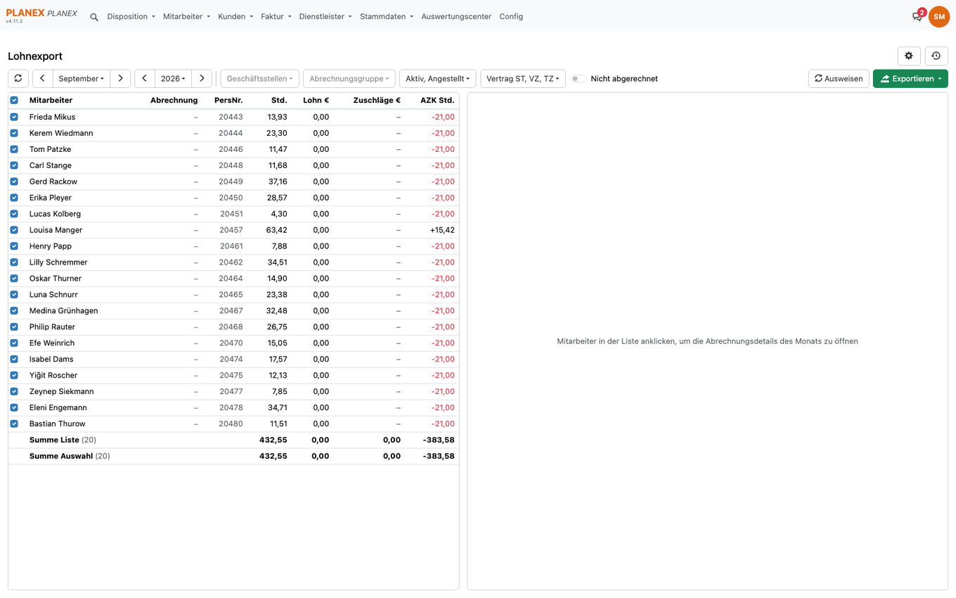 Vom Einsatz zur Rechnung – ohne Excel dazwischen.